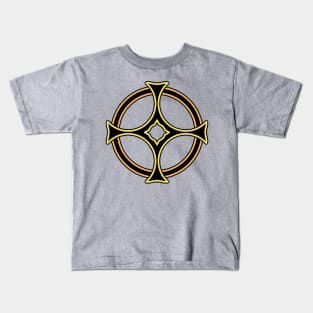 Solar Cross / Sun Wheel / Celtic Cross Glyph or Symbol Kids T-Shirt